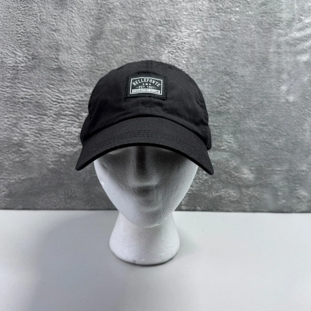 Imperial Bellefonte Country Club Hat Mens Black Adjustable Strap Back Cap 1921